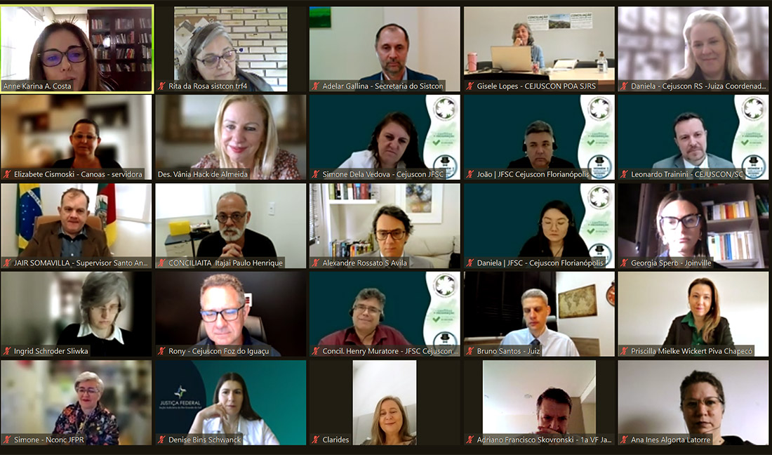 No momento, você está visualizando Iniciada a XVII Semana Nacional de Conciliação no TRF4 (07/11/2022)