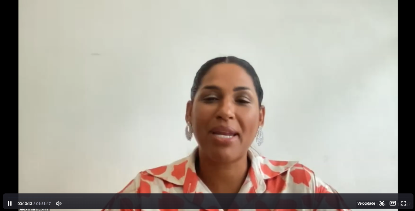 No momento, você está visualizando Alexandra Loras refletiu sobre privilégios, reconhecer o racismo e valorizar a diversidade (11/11/2022)