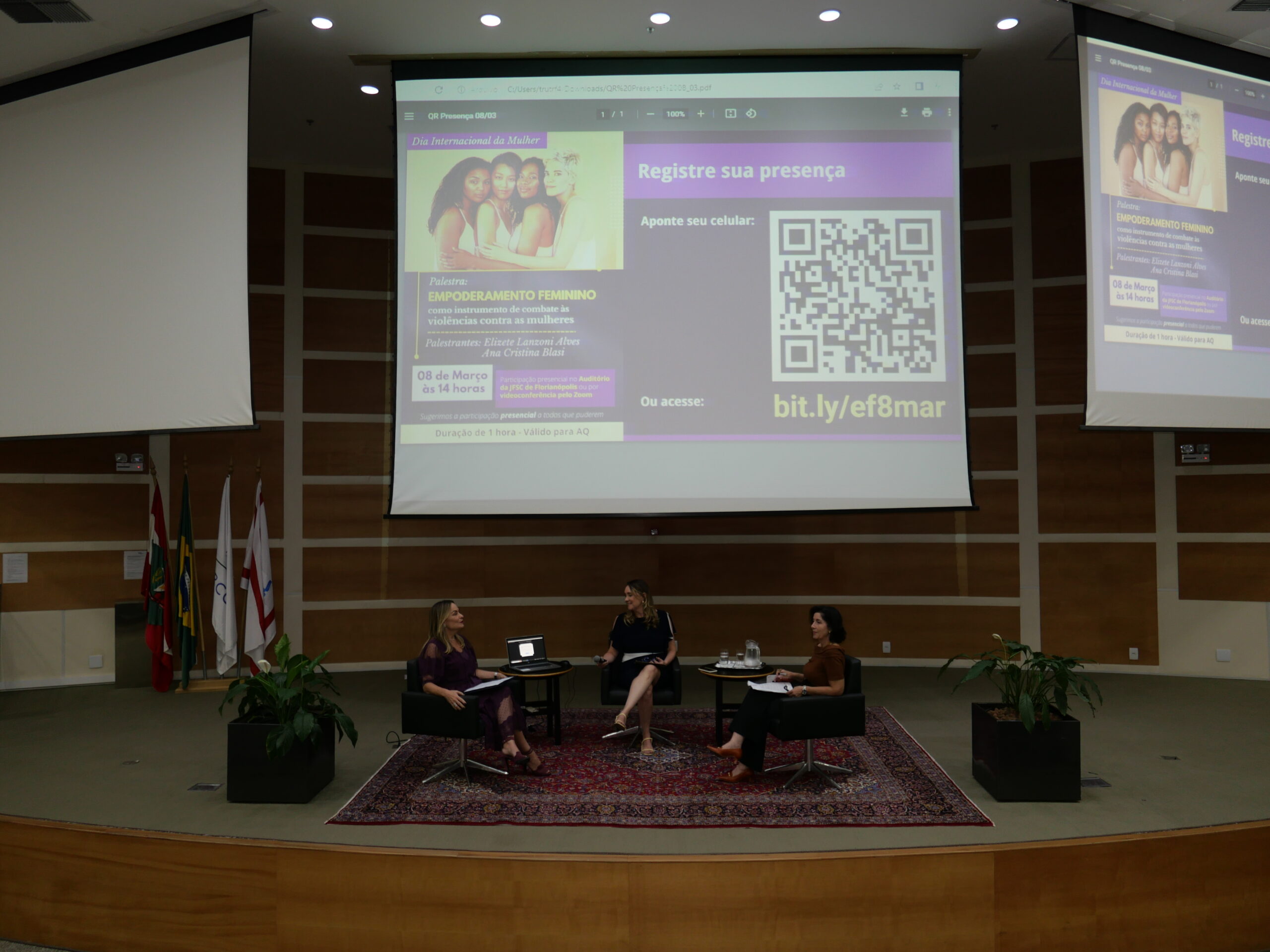 No momento, você está visualizando Palestra aborda empoderamento feminino e violências contra as mulheres (08/03/2023)