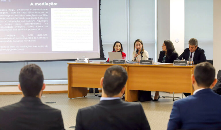 Leia mais sobre o artigo Representantes do TRF4 participam de Encontro Anual das Comissões de Soluções Fundiárias (16/12/2024)