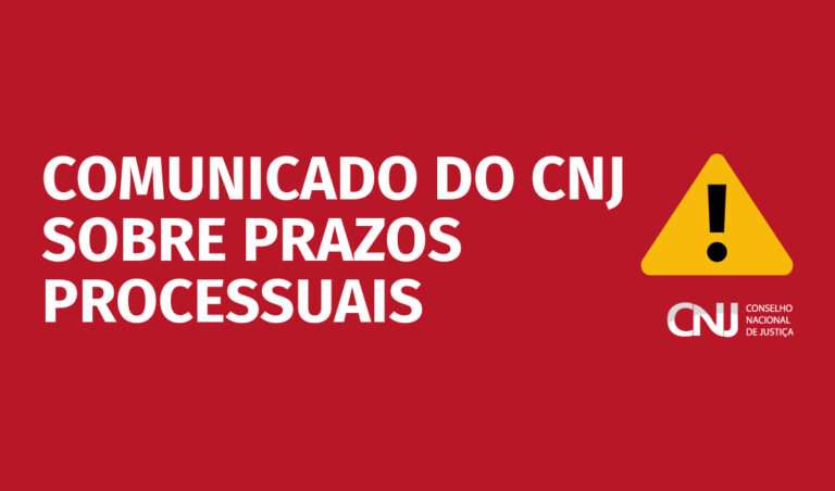 Leia mais sobre o artigo CNJ alerta tribunais sobre novas regras de contagem de prazos processuais (08/05/2025)