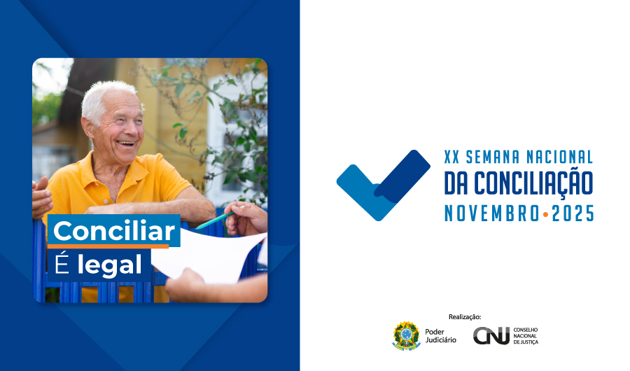 No momento, você está visualizando Semana Nacional da Conciliação acontece de 3 a 7 de novembro (07/10/2025)