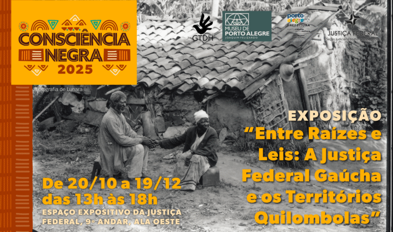 Leia mais sobre o artigo Exposição sobre os territórios quilombolas é inaugurada na JFRS (17/10/2025)