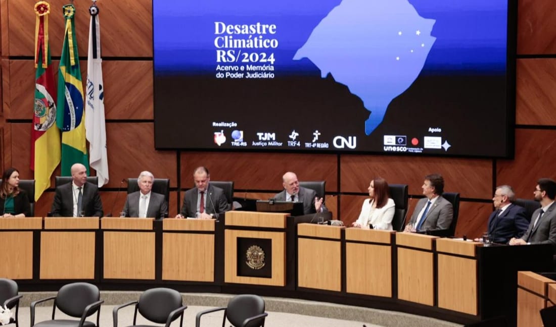 No momento, você está visualizando Tribunais do RS organizam evento sobre desastre climático e preservação da Memória Institucional (18/11/2025)