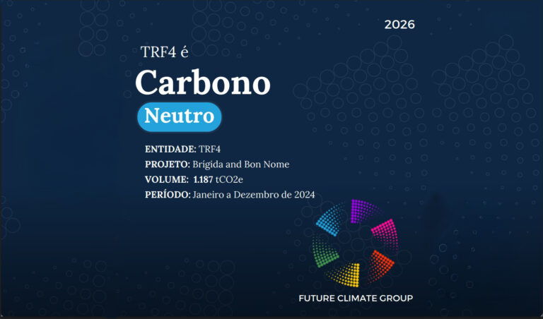 Leia mais sobre o artigo TRF4 conquista Selo Carbono Neutro pela compensação das emissões de gases de efeito estufa (26/01/2026)