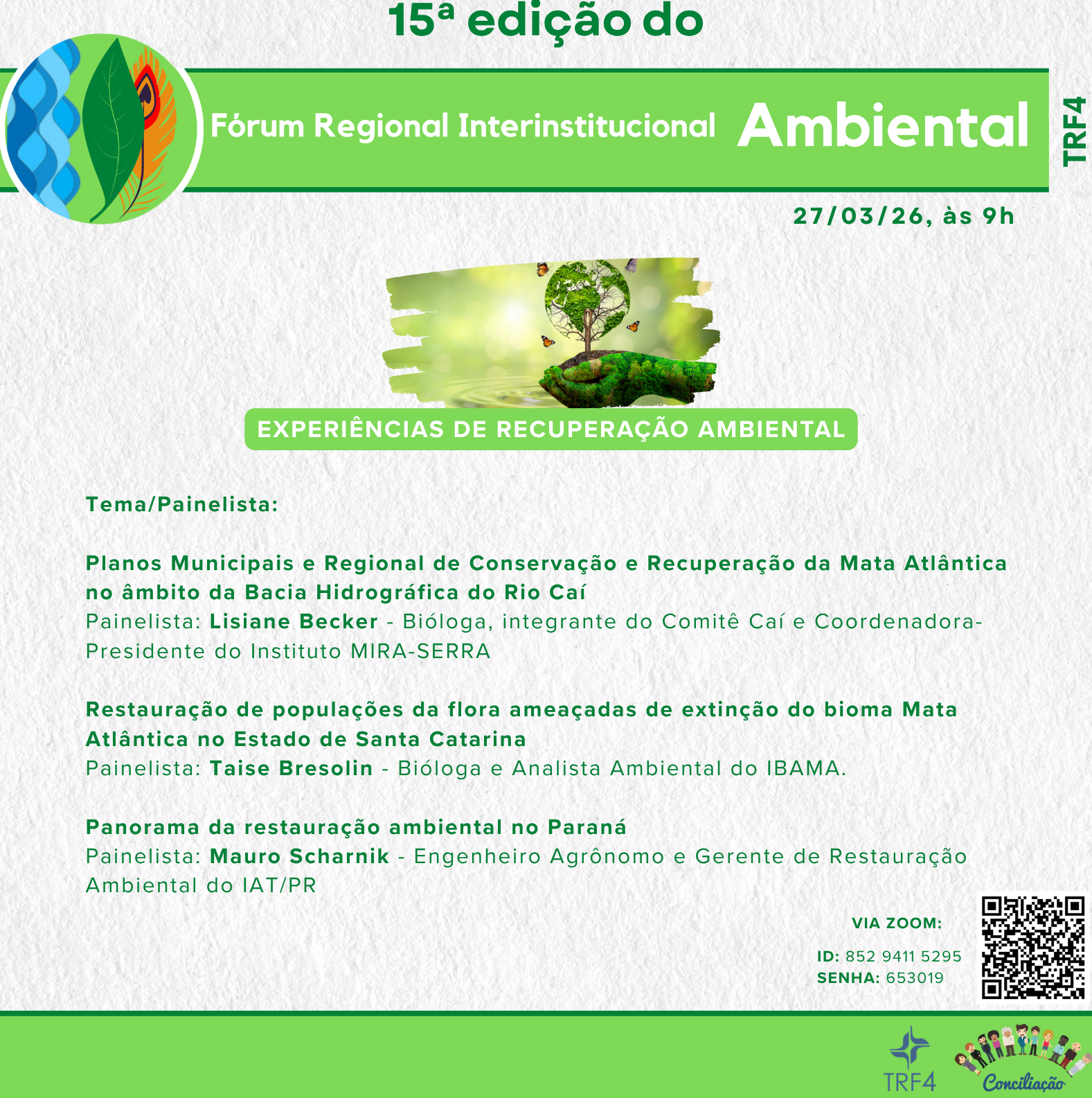 No momento, você está visualizando Justiça e órgãos ambientais se reúnem virtualmente em março (23/03/2026)