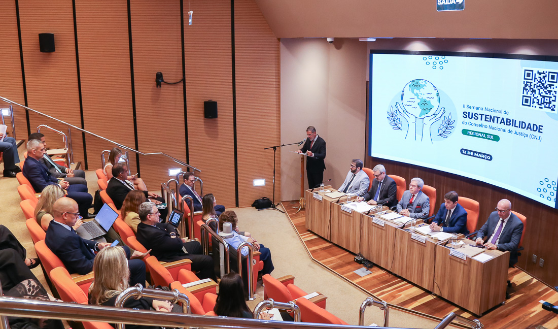 No momento, você está visualizando CNJ e tribunais da Região Sul realizam a 2ª Semana Nacional de Sustentabilidade (12/03/2026)
