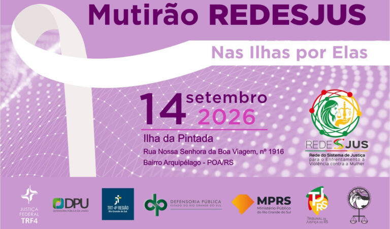 Leia mais sobre o artigo TRF4 participa de mutirão com foco no acesso à Justiça e na proteção das mulheres na Ilha da Pintada (10/09/2026)